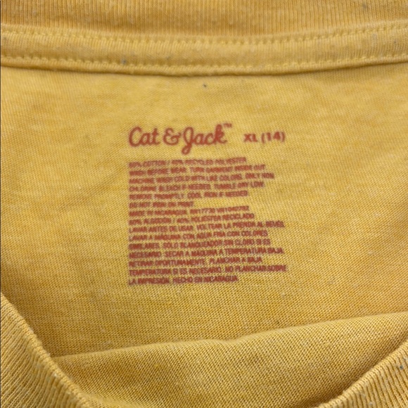 Cat & Jack Mustard Long Sleeve Tee - Picture 2 of 12